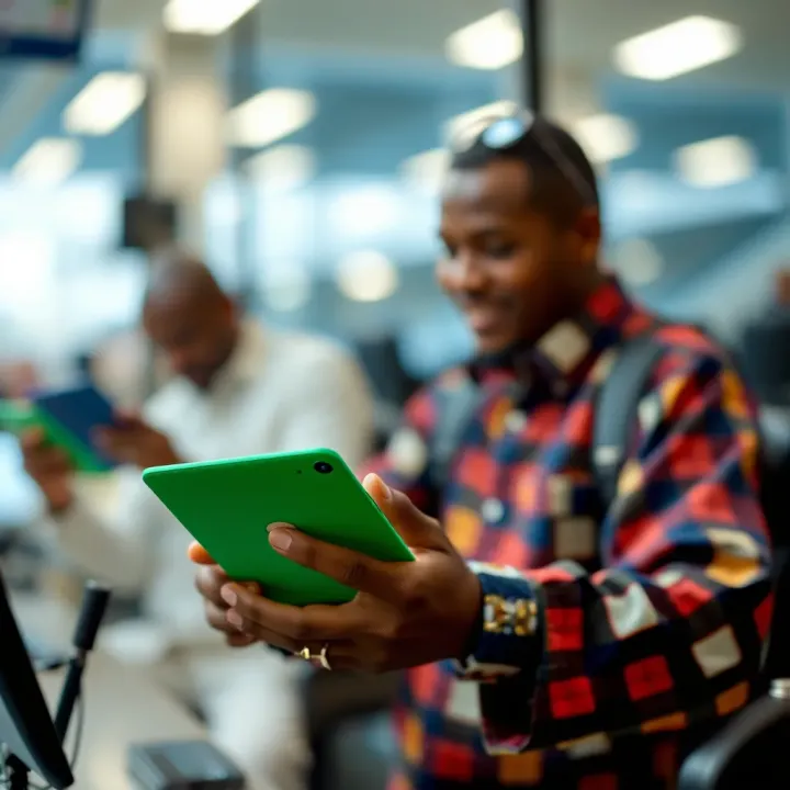 Illustration of online payment methods available for BetWizad users in Nigeria
