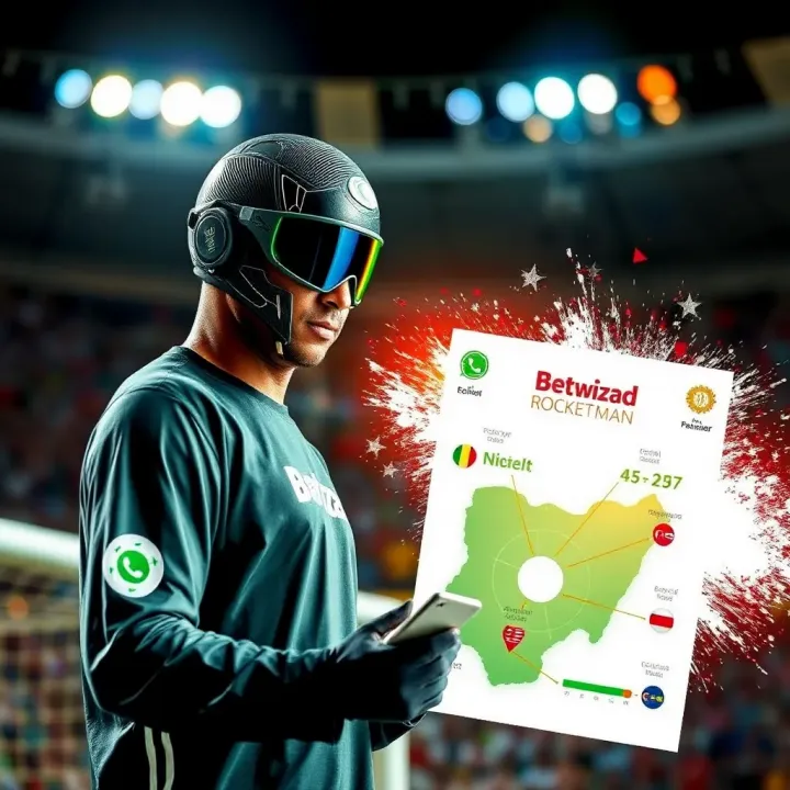 Illustration demonstrating the impact and advantages of Betwizad Rocketman within Nigeria's sports betting environment