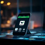 Secure transaction concept showing digital wallet and smartphone screen with Nigerian fintech logos