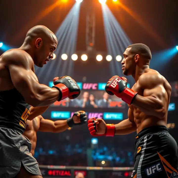 Visual representation of strategic tips and guidelines for successful UFC betting in the Nigerian market